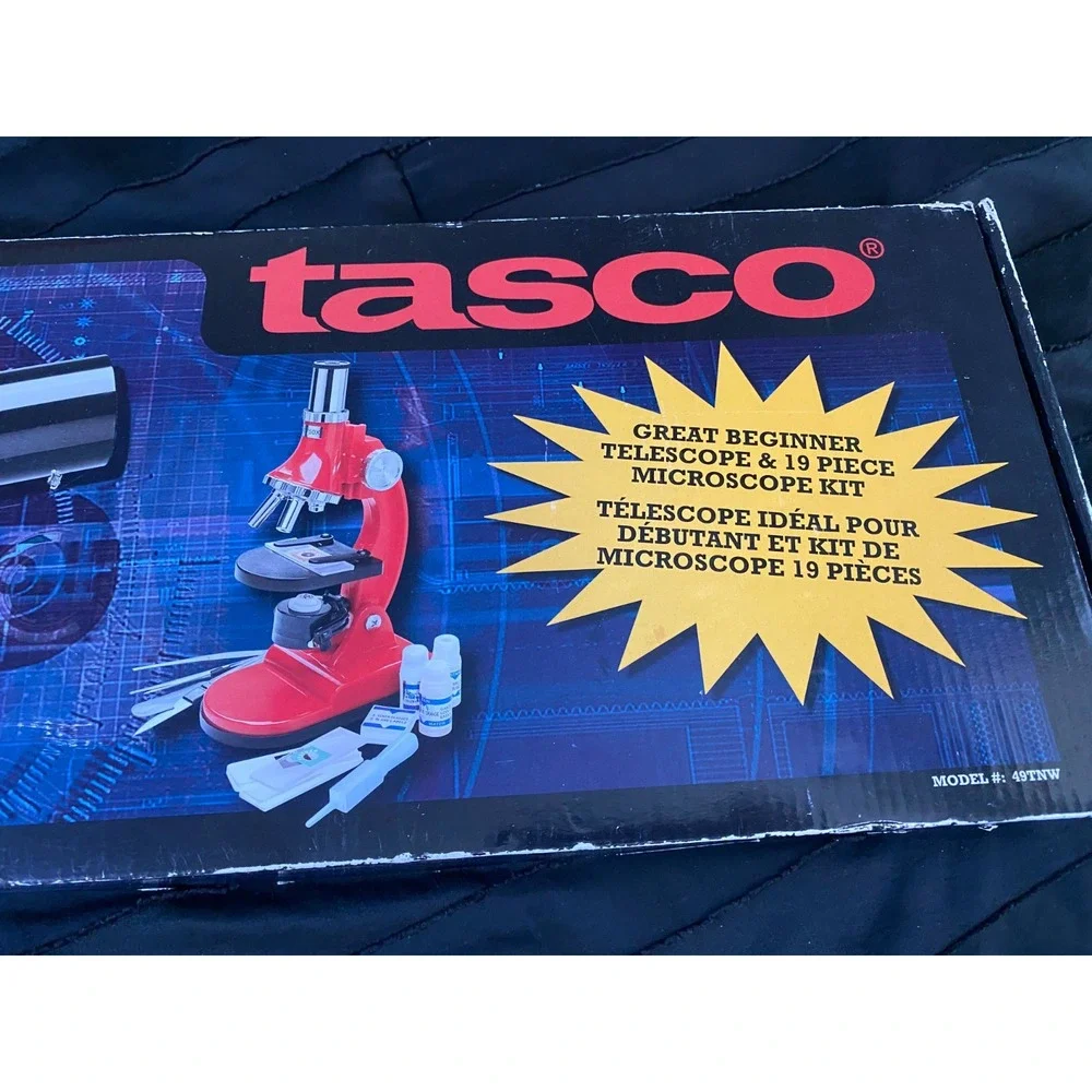 Tasco Specialty Telescope & Science Microscope 49TNW Kit Ages 8-12 Cosmic Stars